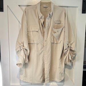 Field & Stream Men's Beige Lightweight Shirt Jacket